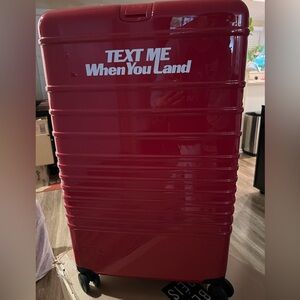 Vibrant Red Travel Suitcase